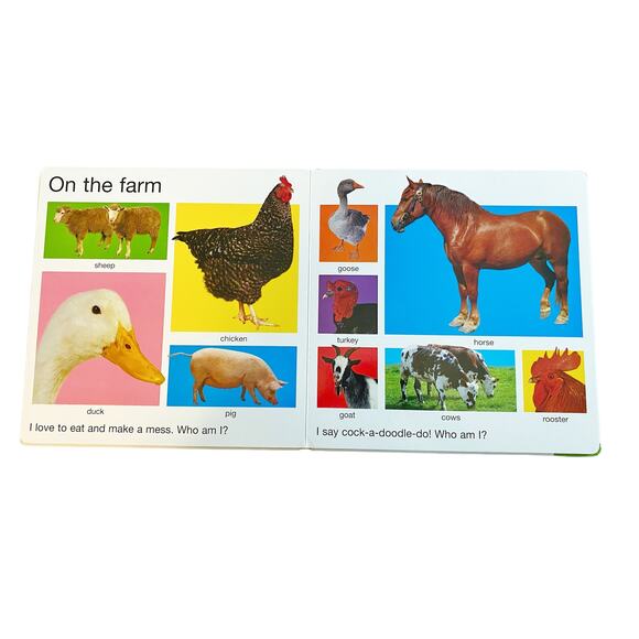 PRIDDY BOOKS MY BIG WORD BOOK / ANIMAL BOOK BUNDLE LOT OF 2 Board Books - Picture 3 of 10